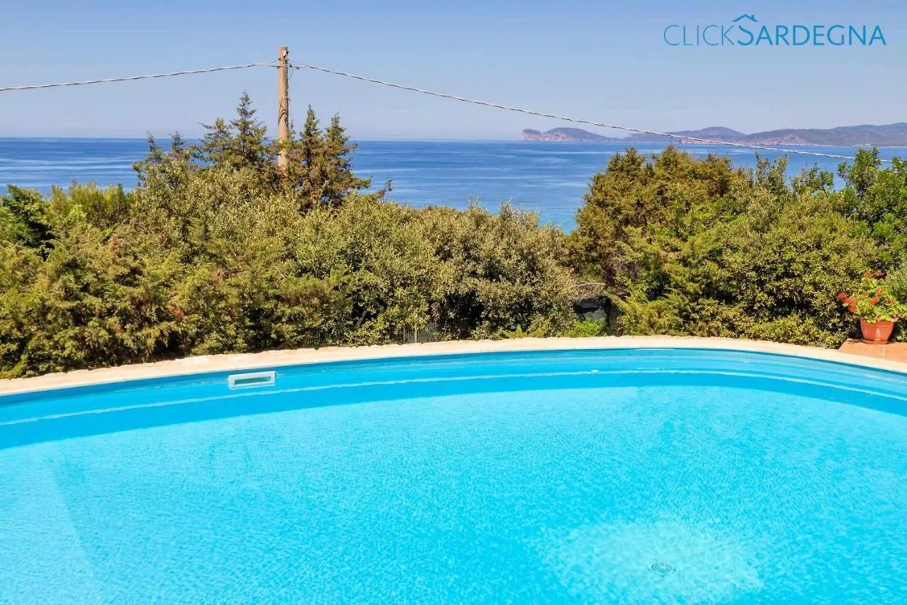 Villa Julia Vista Con Piscina Ad Uso Esclusivo Vista Mare Spettacolare Alghero