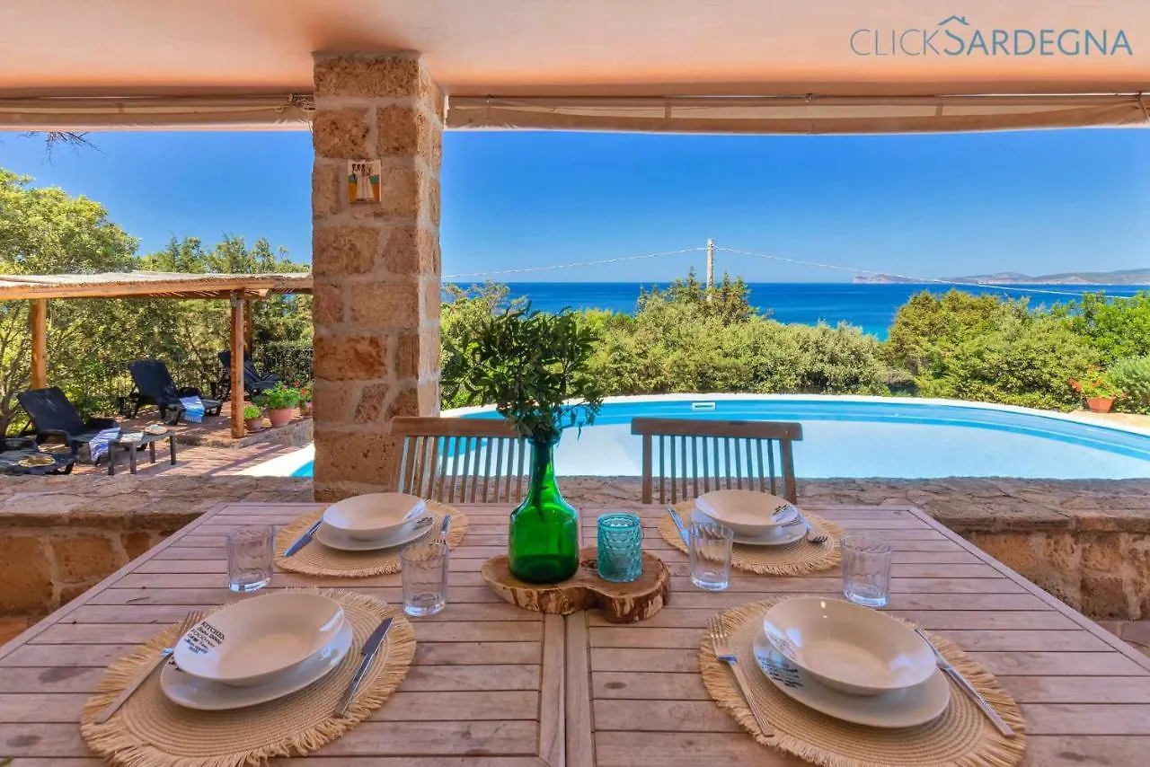 Villa Julia Vista Con Piscina Ad Uso Esclusivo Vista Mare Spettacolare Alghero